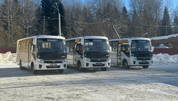 В нашем автопарке четыре новых автобуса!